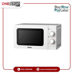 Haier Microwave Oven HMN-20MXP5 20L Solo Alarm Signal+ Halogen Interior Light+ Mechanical Rotary Control) Microwave Oven Brand Warranty - Onestopmall.pk