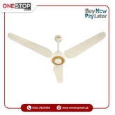 GFC Ceiling Fan AC 30 Watts APEX Model 56'' Energy Saver Inverter Fan Energy Efficient Electrical Steel Sheet and 99.9% Pure Copper Wire Brand Warranty - Onestopmall.pk