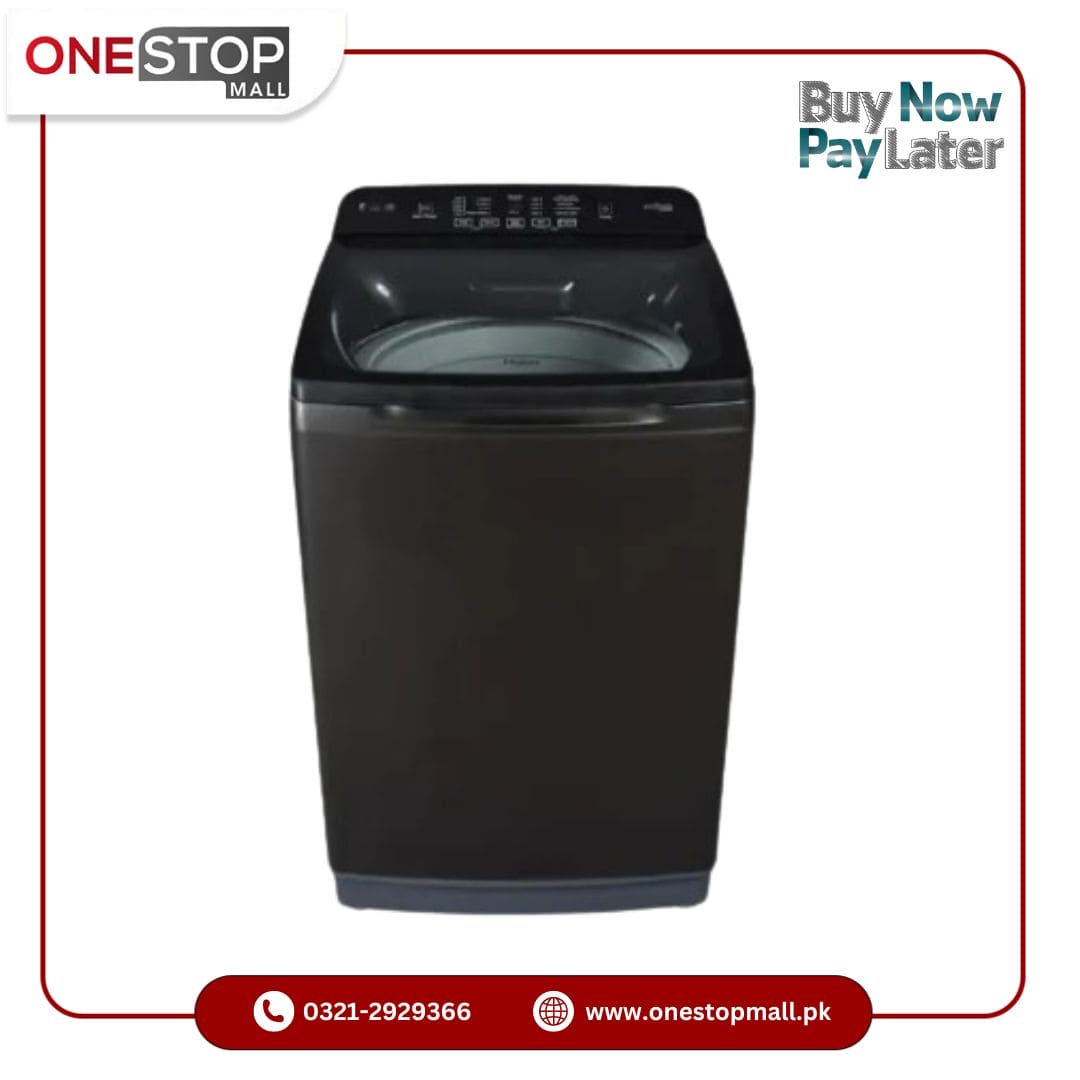 Haier Fully Automatic Washing Machine HWM 95-1678 9.5Kg Top Load 10 Year Warranty - Onestopmall.pk