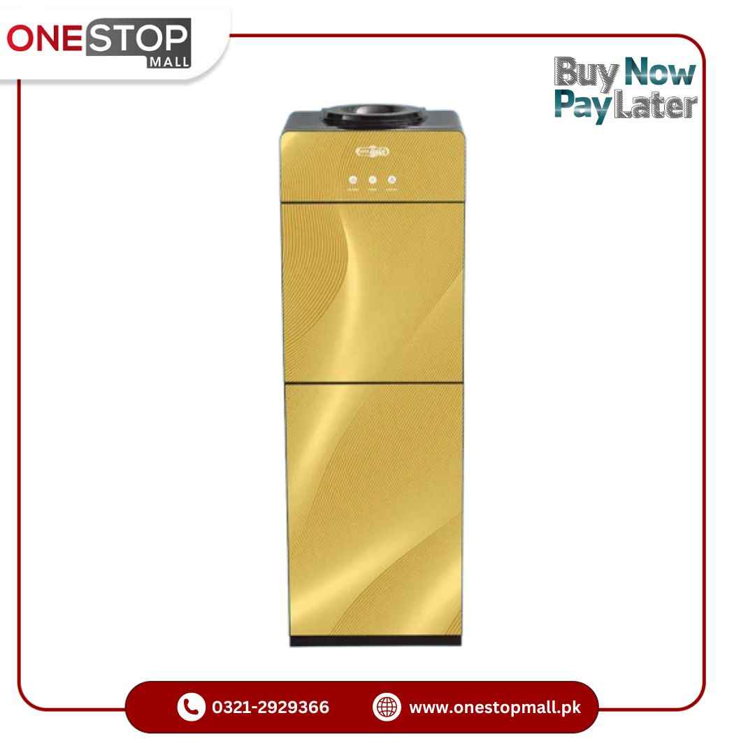 Super Asia Water Dispenser HC-54 G Elegant Tempered Double Glass Door Easy Water Dispensing with 3 Taps Brand Warranty
