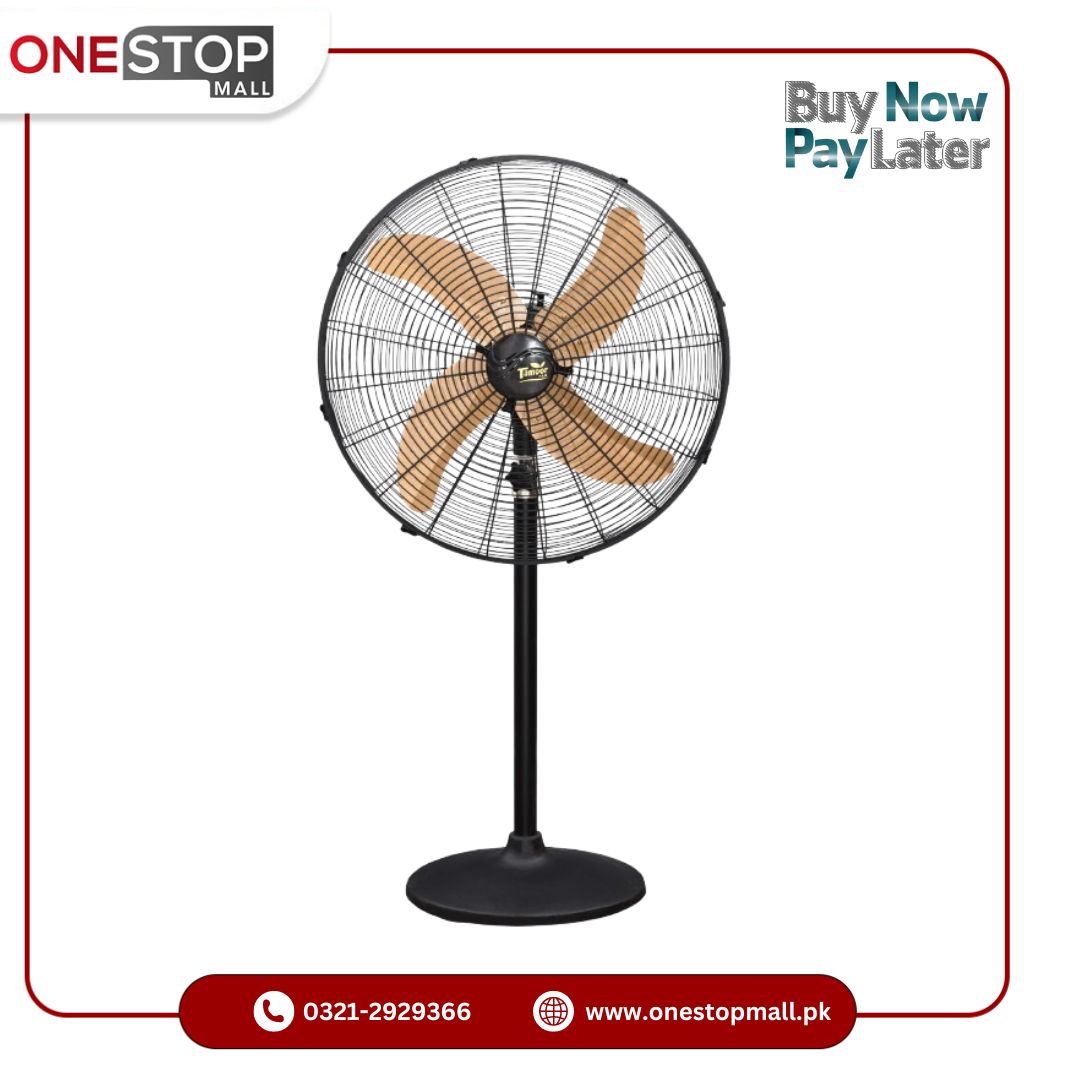 Tamoor AC DC Pedestal Fan Eco Supreme Model 24 Inch remote control Brand Warranty - Onestopmall.pk