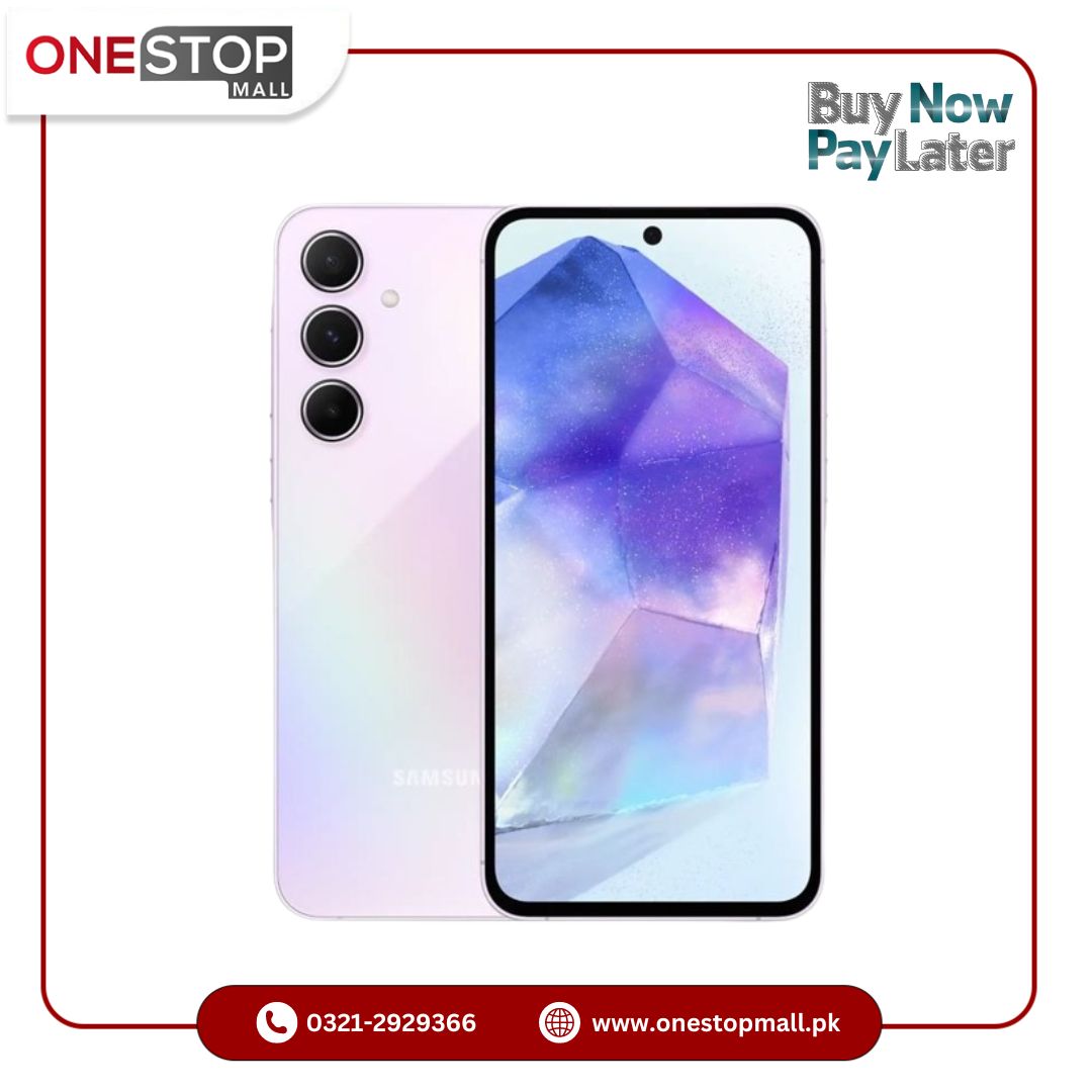 Samsung Galaxy A55 5G - 8GB 256GB - 6.6" Display - 5000 mAh Battery - PTA Approved 1 Year Official Warranty - Onestopmall.pk