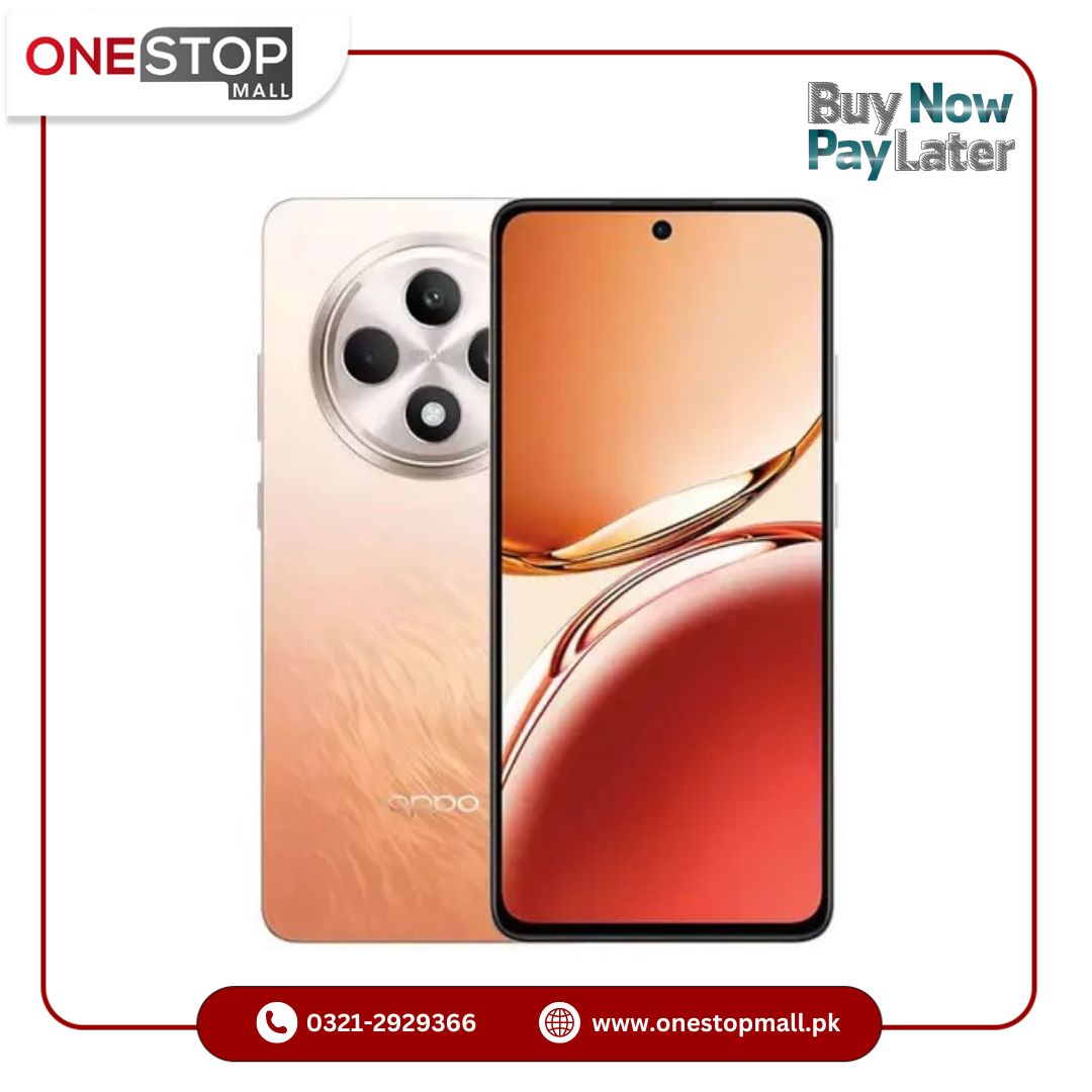 Oppo Reno 12F 5G, 12GB RAM, 256GB ROM, Stunning 6.67” 120Hz Display, 50MP Camera, 5000mAh Battery - Onestopmall.pk