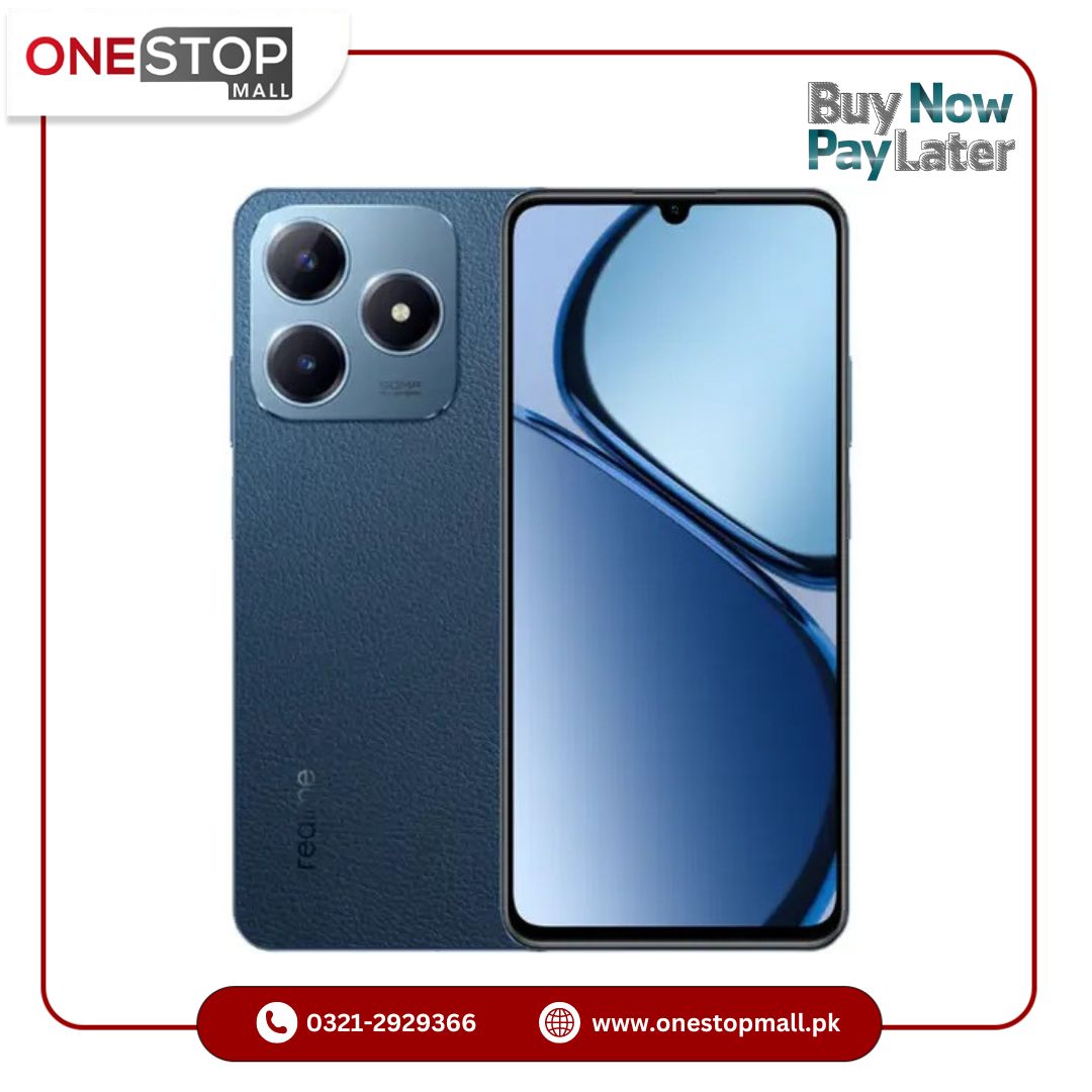 Realme C63 RAM 6 GB ROM 128 GB Front Camera 8 MP Back Camera 50 MP Battery Type 5000 mAh - Onestopmall.pk