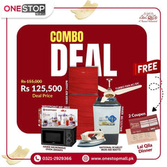 Wedding Package Haier Ref 246EPR Haier Washing Machine 80/1217WB Westpoint WF-2805 Haier Microwave Oven 20MXP3 Turbo Fan AC/DC National Scarlet Iron 400 Watts