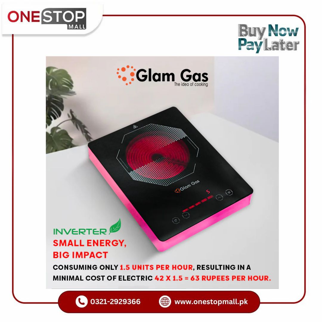Glam Gas Hot Glow-912 Infrared Ceramic Cooker Hot Plate - Onestopmall.pk