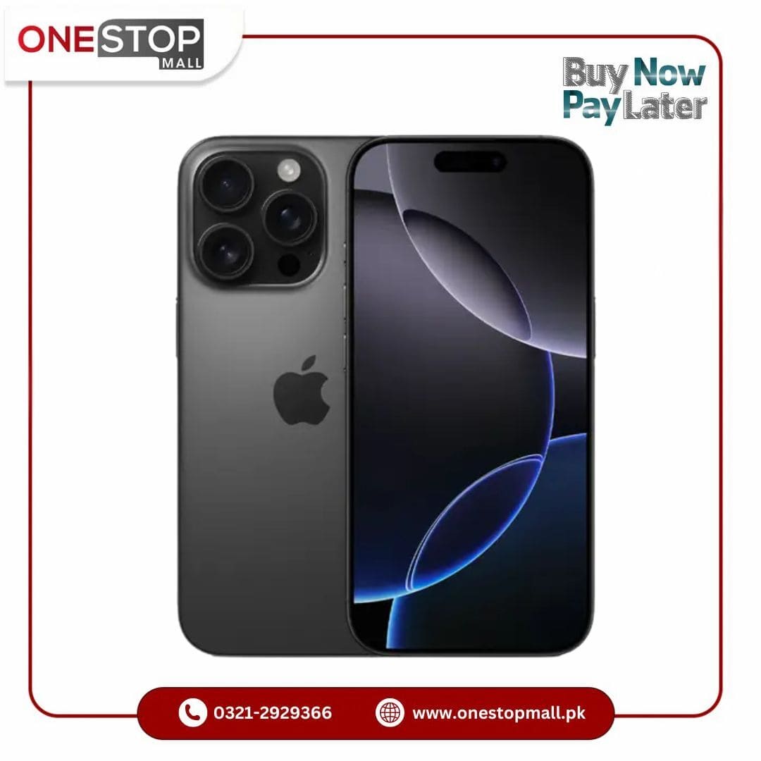 iPhone 16 Pro Max 1TB Screen Type Super Retina XDR OLED Processor Apple A18 Pro (3 nm) - Onestopmall.pk