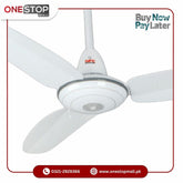 NFC AC DC Ceiling Fan Deluxe Model 56 Inch Inverter Pure Copper Winding Remote Control Brand Warranty - Onestopmall.pk