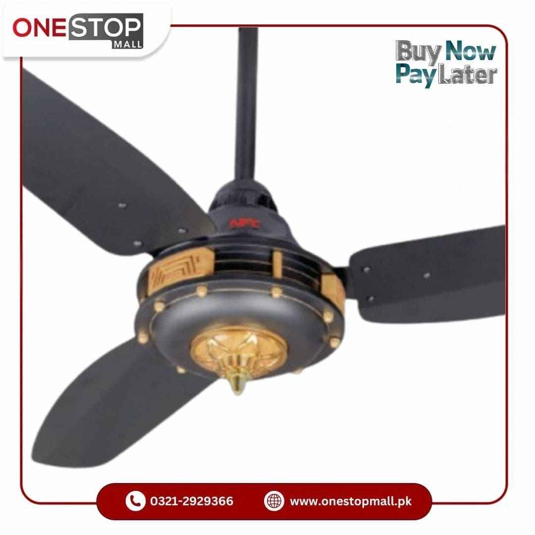 NFC AC DC Ceiling Fan Lotus Model 56 Inch Inverter Pure Copper Winding Remote Control Brand Warranty (Copy)