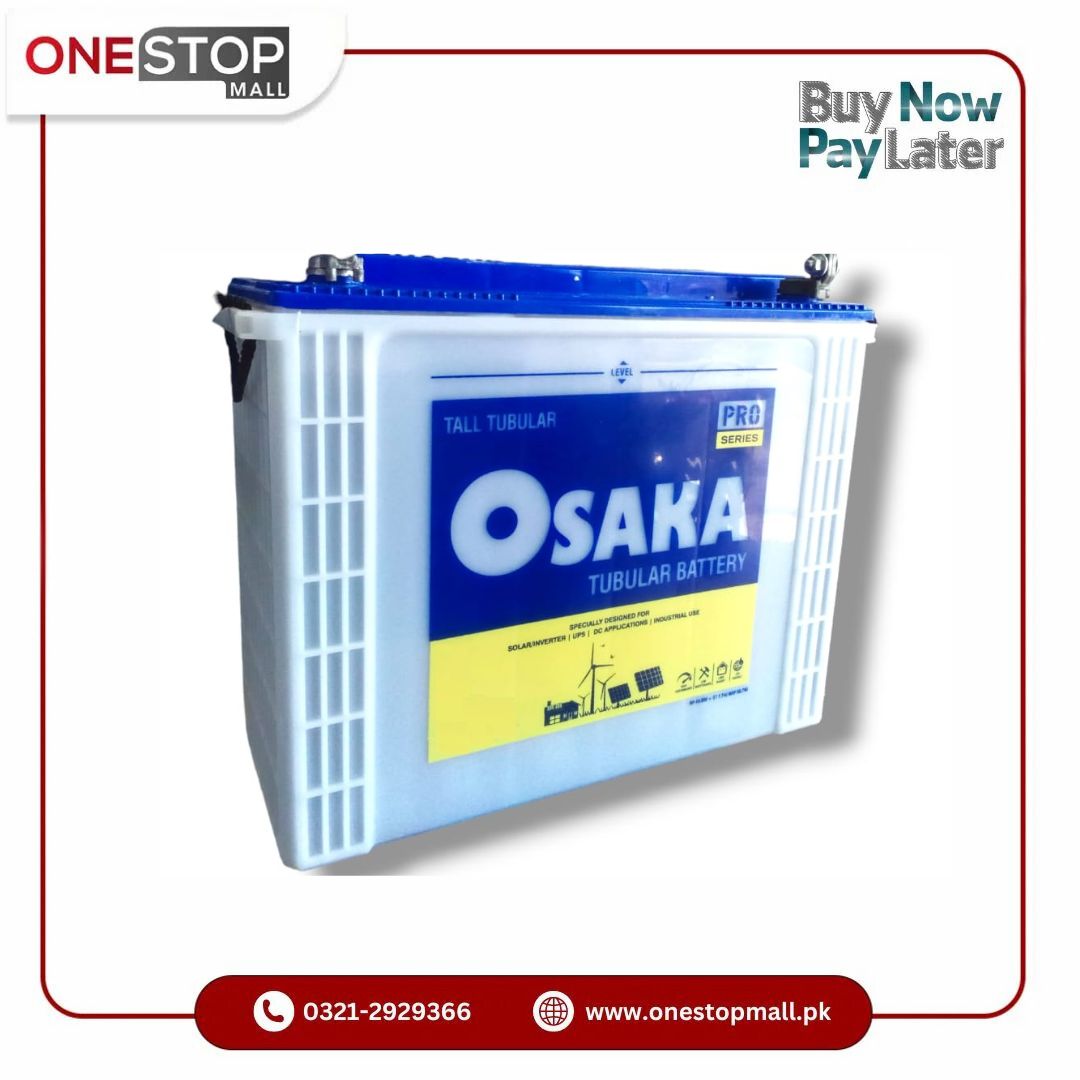 OSAKA Pro 1800 Tall Tubular Battery Price in Pakistan Only For Karachi Brand Warranty - Onestopmall.pk