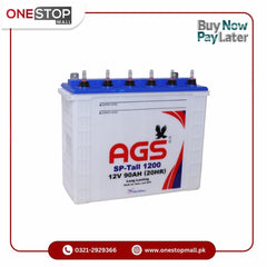 AGS SP-Tall 1200 Tubular Battery Price in Pakistan Only For Karachi Brand Warranty - Onestopmall.pk