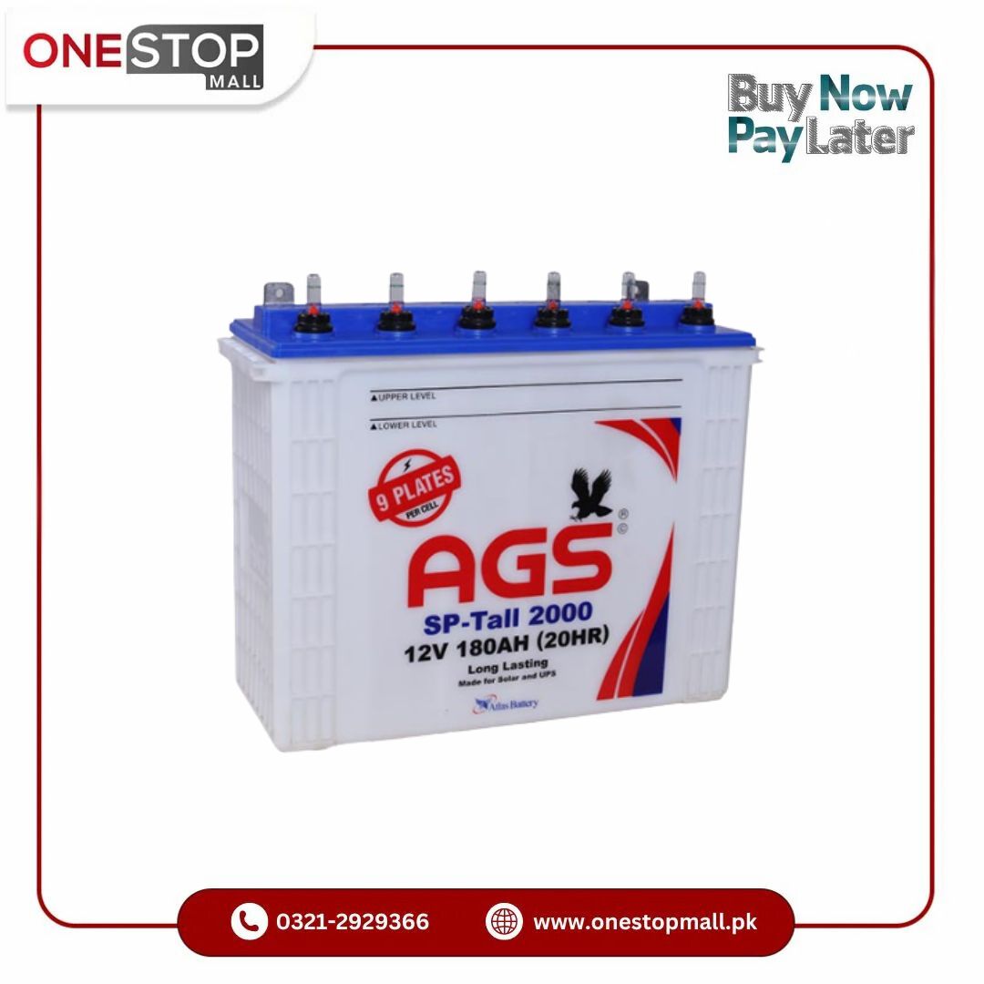 AGS SP-Tall 2000 Tubular Battery Price in Pakistan Only For Karachi Brand Warranty - Onestopmall.pk
