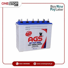 AGS SP-Tall 2000 Tubular Battery Price in Pakistan Only For Karachi Brand Warranty - Onestopmall.pk