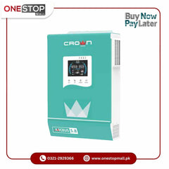 Crown Arceus 5.8KW IP21 Hybrid Inverters Single Phase Solar inverter 4 Year Warranty - Onestopmall.pk
