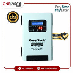 Easytech MPPT Solar Charger Controller 80 AMP Auto Detect 12-24V Maximum Power Point Tracking - Onestopmall.pk