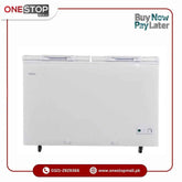 Haier Deep Freezer 14 Cu Ft Turbo Cool Twin Door HDF-385H Deep Freezer 10 Years Warranty
