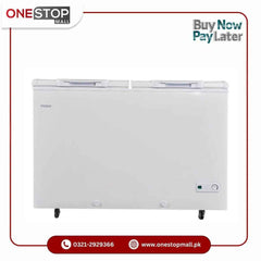Haier Deep Freezer 14 Cu Ft Turbo Cool Twin Door HDF-385H Deep Freezer 10 Years Warranty