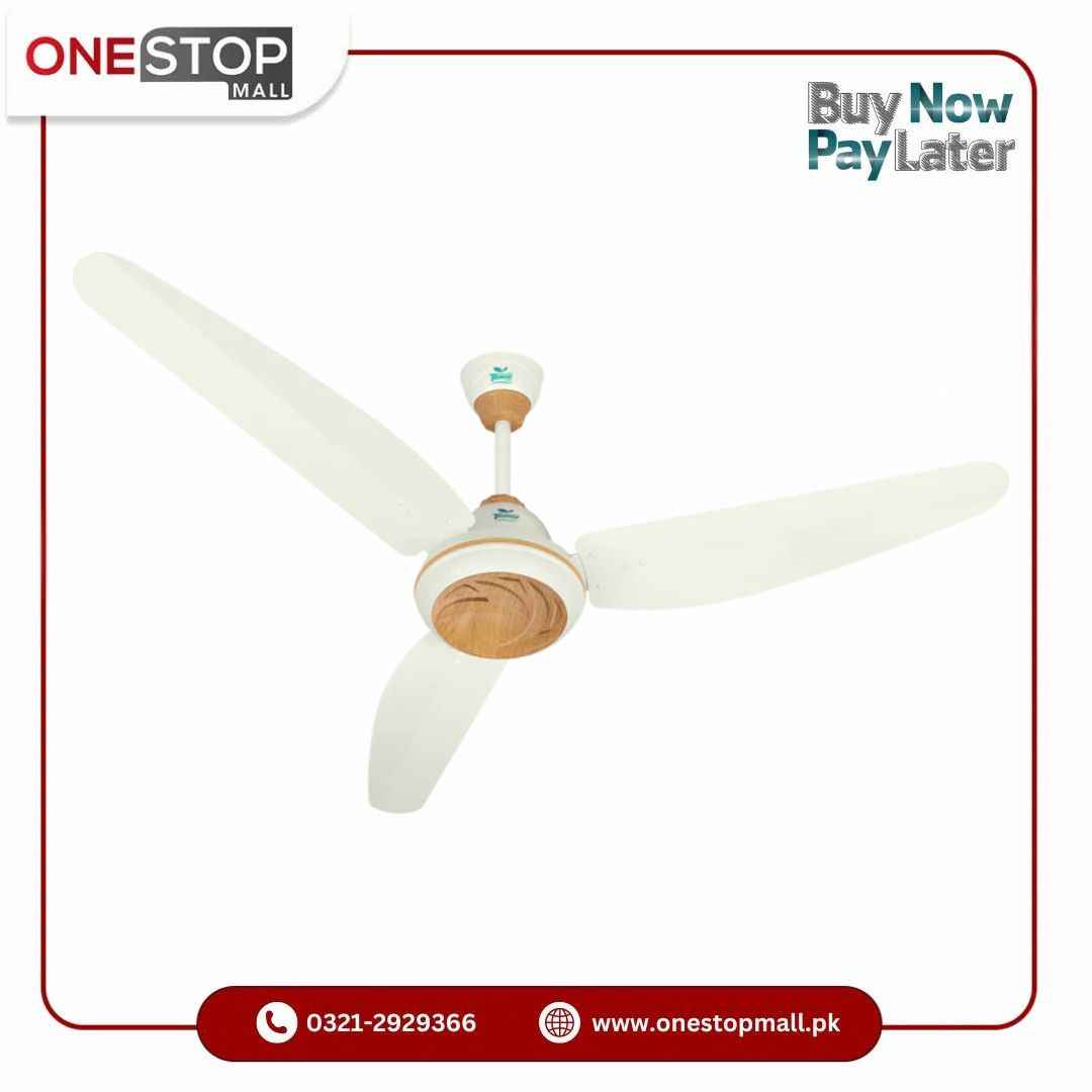 Tamoor Ceiling Fan 30W Executive Model Ligth Wood | Eco-Smart Series 1 Year Brand Warranty