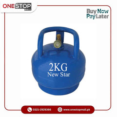 LPG Gas Cylinder NewStar With Safety Valve & Stove  2Kg , 4Kg , 6Kg , 8Kg Available