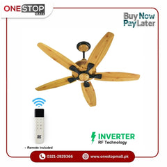 SK Inverter Ceiling Fan IRIS Model Copper 56 Inch 30 Watts Brand Warranty - Onestopmall.pk