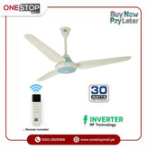 SK Inverter Ceiling Fan Super Deluxe Model Copper 56 Inch 30 Watts Brand Warranty - Onestopmall.pk