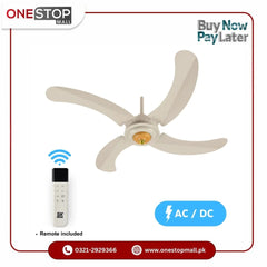 SK AC DC Ceiling Fan Antique Plus Model Copper 56 Inch Brand Warranty - Onestopmall.pk