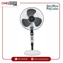SK TCP Pedestal Fan 18 Inch Fancy Model Noiseless Working Heavy Duty Motor Brand Warranty - Onestopmall.pk
