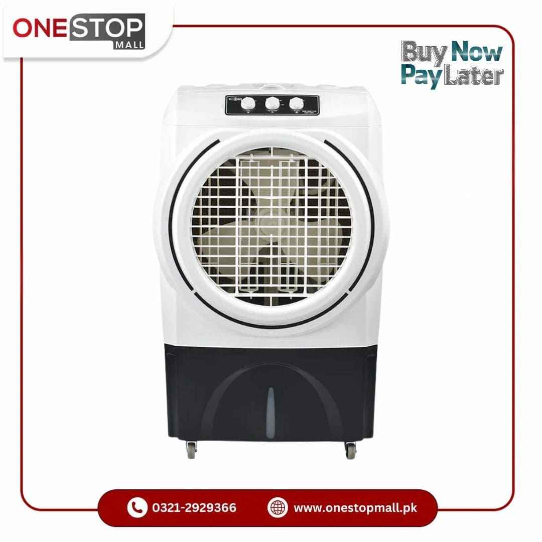 Super Asia Room Air Cooler ECM-4600 Plus Power Only 220 Volts Advance Technology Moveable Grill Turbo Fan With Ice Box 1 Year Brand Warranty