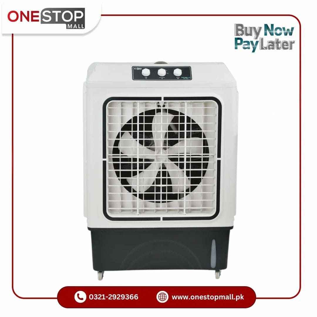 Super Asia Room Air Cooler ECM-5500 Plus Easy Cool - Moveable Grill+Turbo Fan+Ice Bo Brand Warranty