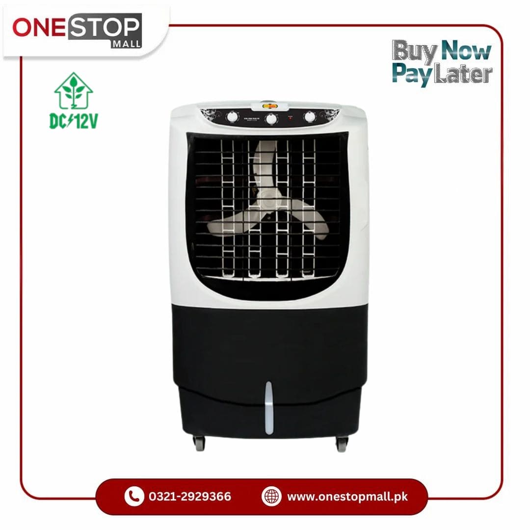 Super Asia Room Cooler ECM-3500 PLUS DC SMART COOL Works on DC-12V Tank Capacity 50 Liters Brand Warranty - Onestopmall.pk