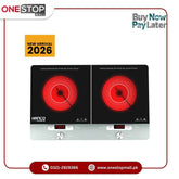 Hanco Dual Burners Infrared Electric Cooktop Electric Stove Brand Warranty
