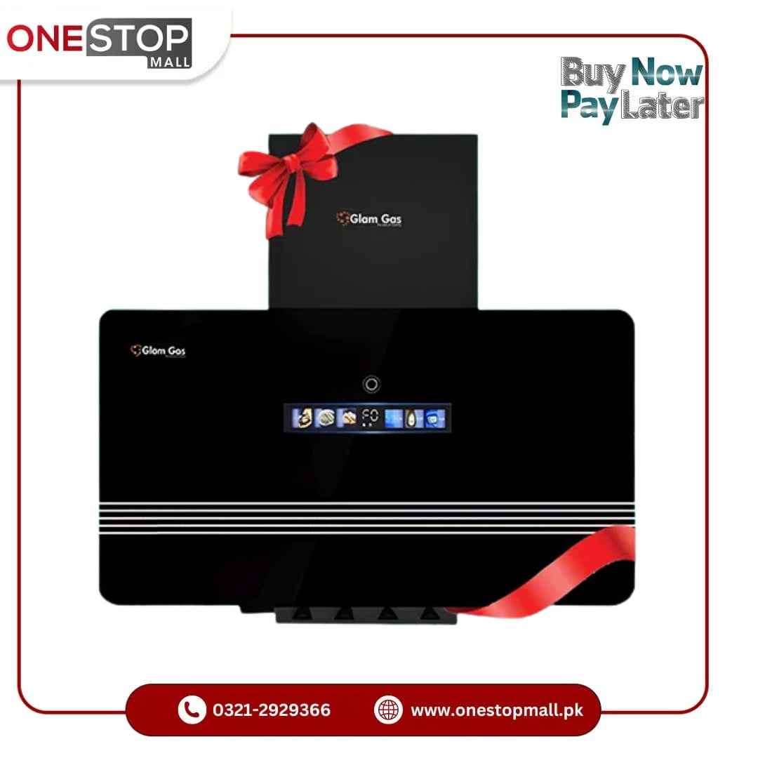 Glam Gas Orbit-12 Range Hood Smart Touch, Auto Clean & Voice Control