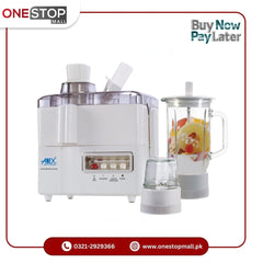 ANEX AG-178GL Deluxe Juicer Blender High Efficiency Stainless Steel Spinner Brand Warranty