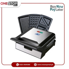 ANEX AG-2039C Deluxe 3 in 1 Sandwich Maker Brand Warranty
