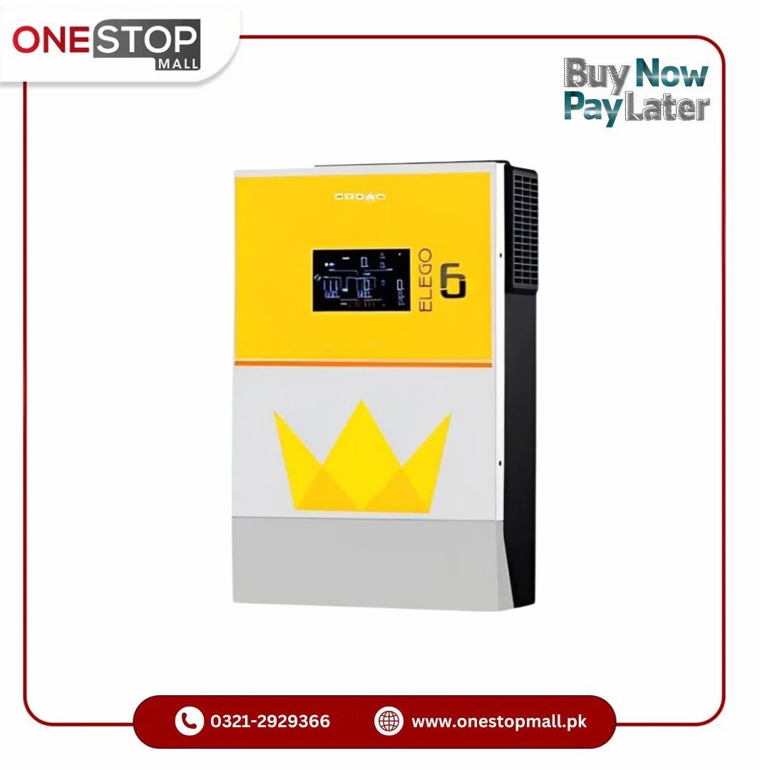 CROWN 6KW ELEGO 6 IP21 SOLAR INVERTER PV7000 Pure Sine Wave - Solar Inverter - Onestopmall.pk