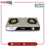 Nasgas Gas Stoves DG-1088 (Super Deluxe) Double Steel, Large Body, Heavy Ring 1 Year Brand Warranty