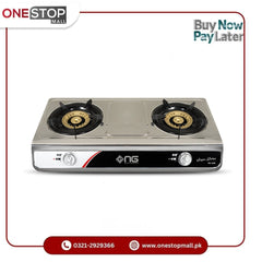Nasgas Gas Stoves DG-1088 (Super Deluxe) Double Steel, Large Body, Heavy Ring 1 Year Brand Warranty
