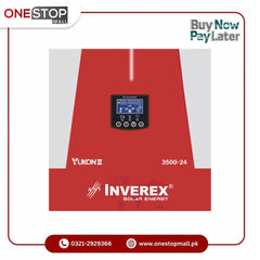 Inverex Yukon II 3.5 KW-24V Solar Inverter High efficiency pure sine wave inverter 5 Years Brand Warranty - Onestopmall.pk