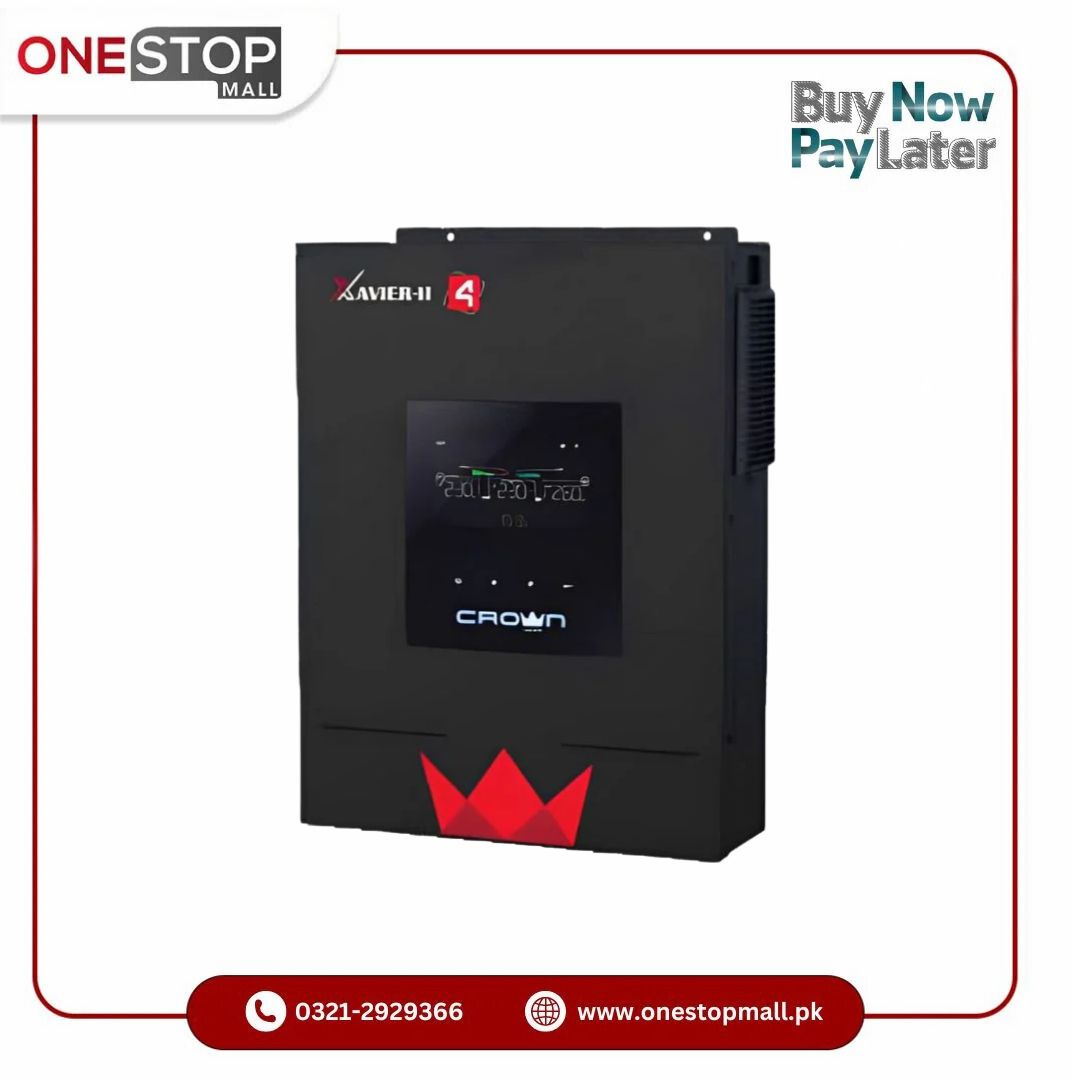 Crown Xavier 4 KW Inverter Pure Sine Wave Solar Hybrid Inverter 5 Year Warranty - Onestopmall.pk