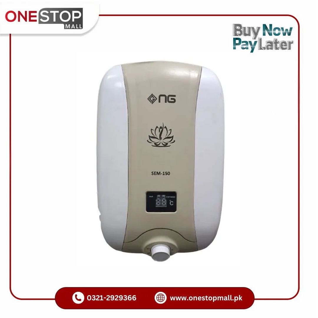Nasgas Electric Geyser 15 Litter SEM-150 Semi Instant Electric Water Heater Brand Warranty - Onestopmall.pk