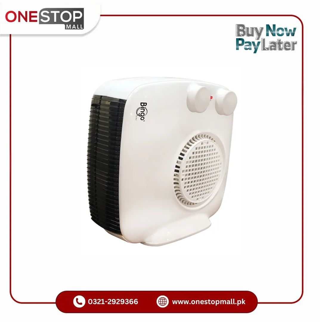 Bingo HX-22 DESKTOP FAN HEATERT emperaturecontrol for personalized heating - Onestopmall.pk