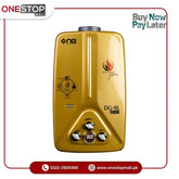 Nasgas DG-99 GOLD MODEL 9 Liter Instant Water Heater Natural Gas Geyser Auto cut-off protection device With Adapter