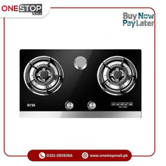 Nasgas Built In Hob DG-GN2 (Glass Top) 8mm Thick Tempered Glass 1 Year Brand Warranty