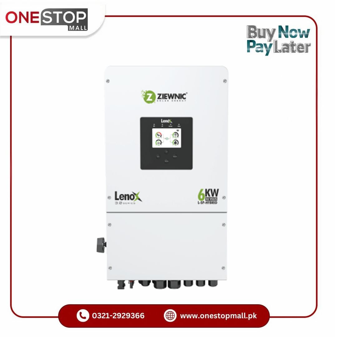 ZIEWNIC HYBRID ON / OFF GRID 6KW (PV8000) 48V WITH ENERGY SAVING Brand Warranty - Onestopmall.pk