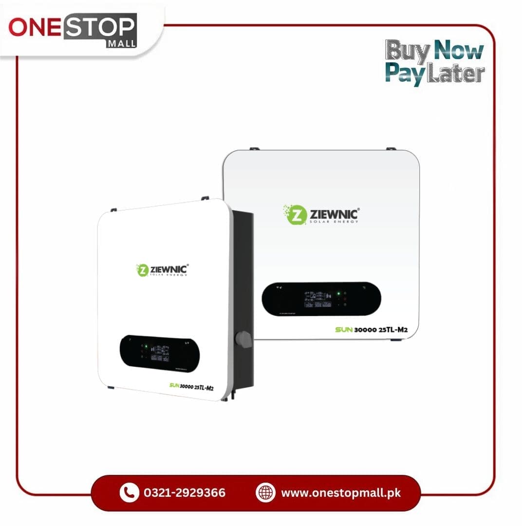 ZIEWNIC Sun Series SUN 30000TL-M2 (3 PHASE ON GRID INVERTER 25 KW) Brand Warranty - Onestopmall.pk