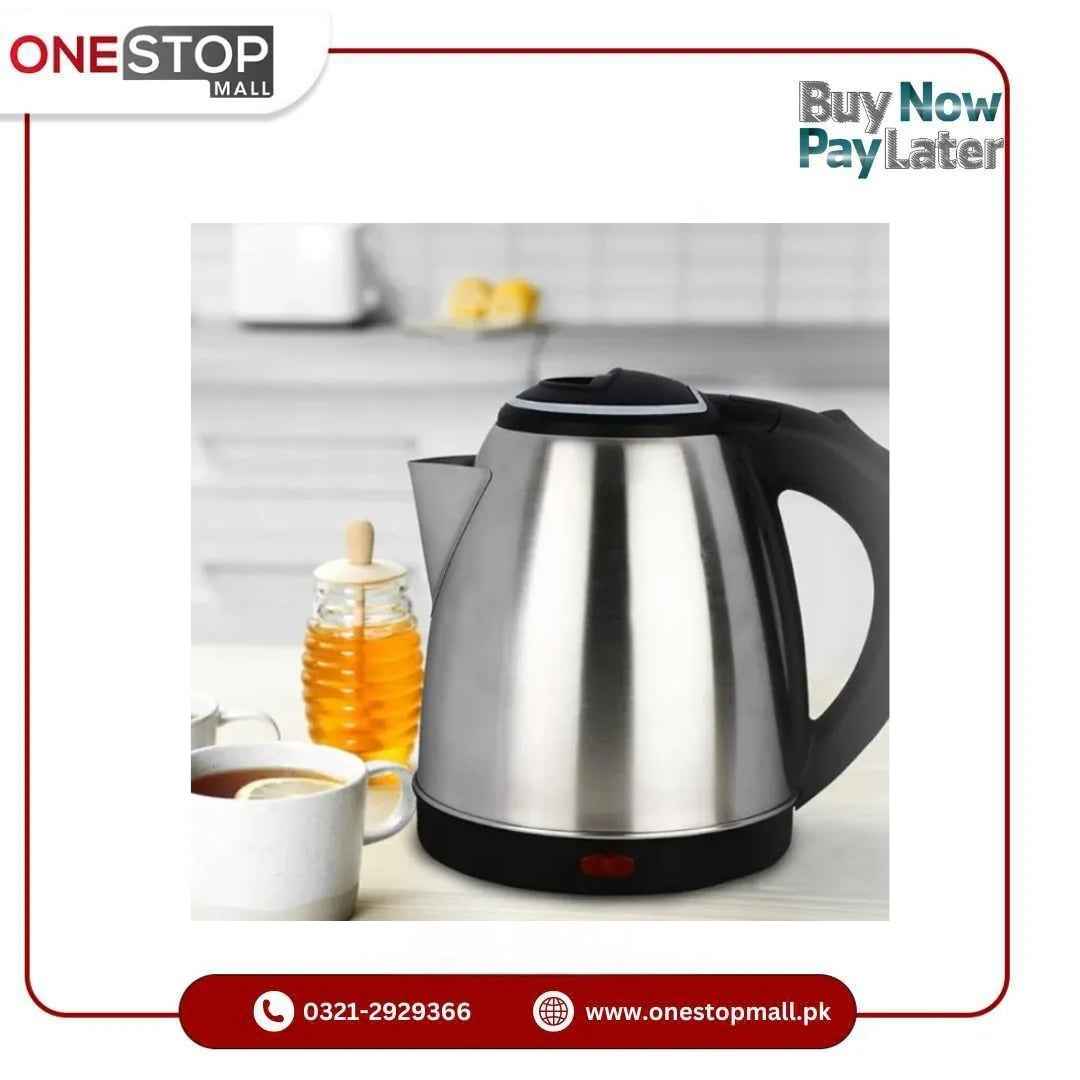 RAF Electric Kettle KT-200 Stainless Steel Tea & Coffee Maker 2L Capacity