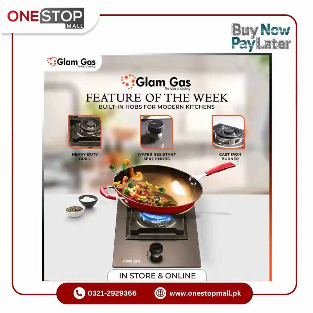 Glam Gas (Food book-GG-12 Grey) Auto Ignition System (Natural Gas LPG) Brand Warranty