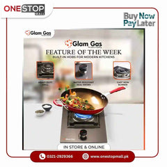 Glam Gas (Food book-GG-12 Grey) Auto Ignition System (Natural Gas LPG) Brand Warranty