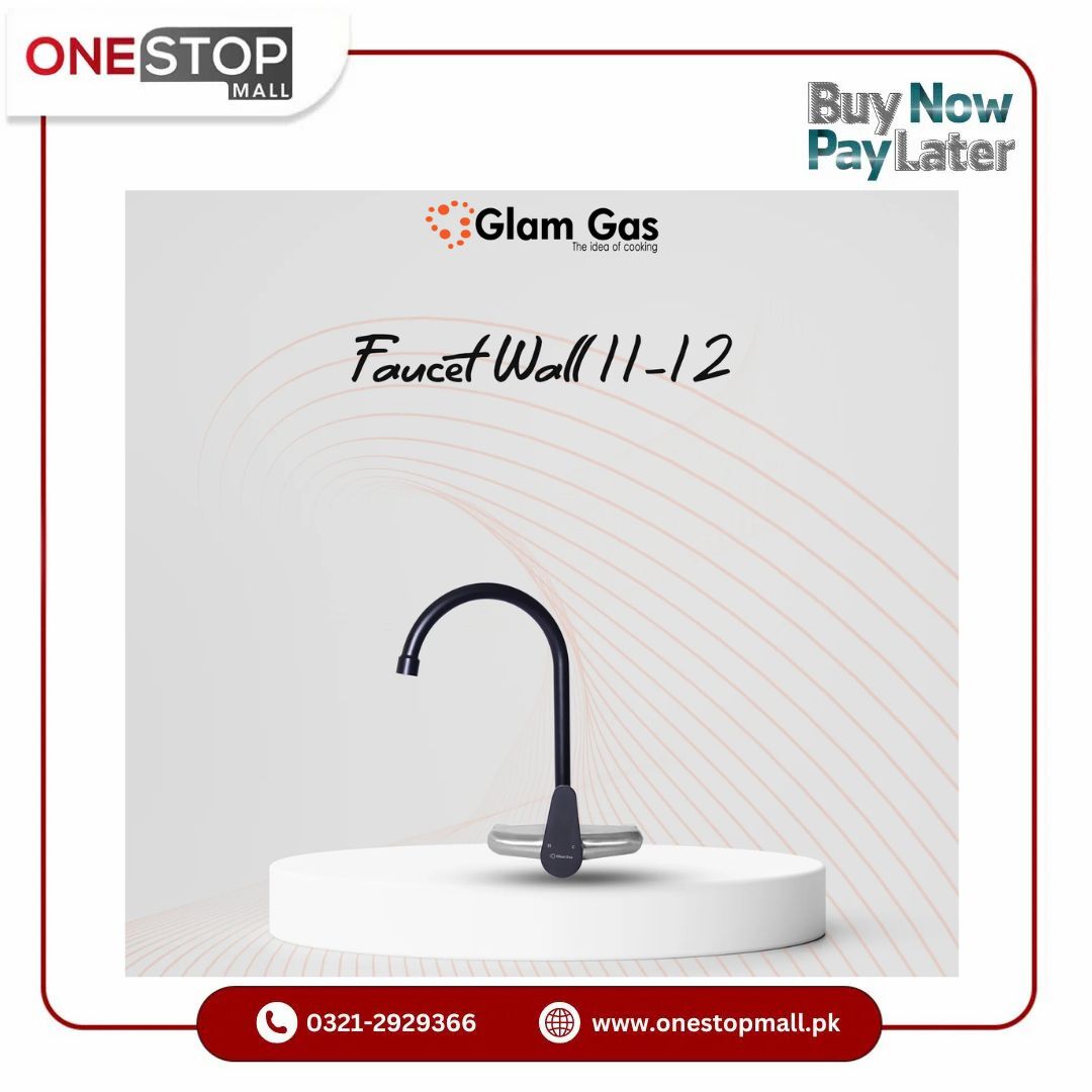 Glam Gas (Faucet Wall 11-12) Imported Aerater Stainless Steel Flexible Hose Brand Warranty - Onestopmall.pk