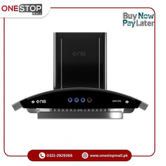 Nasgas Kitchen Hood KHP-270 35inch Push button operating system panel Front Tempered Glass 1 Year Brand Warranty